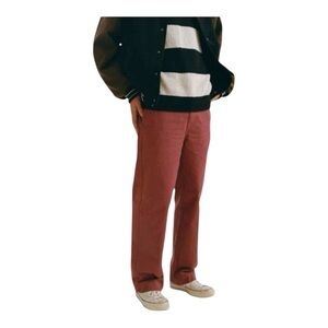 Urban Outfitters Chino Skate Fit Brick Red Relaxed Fit Pants Size 31/32 SE1